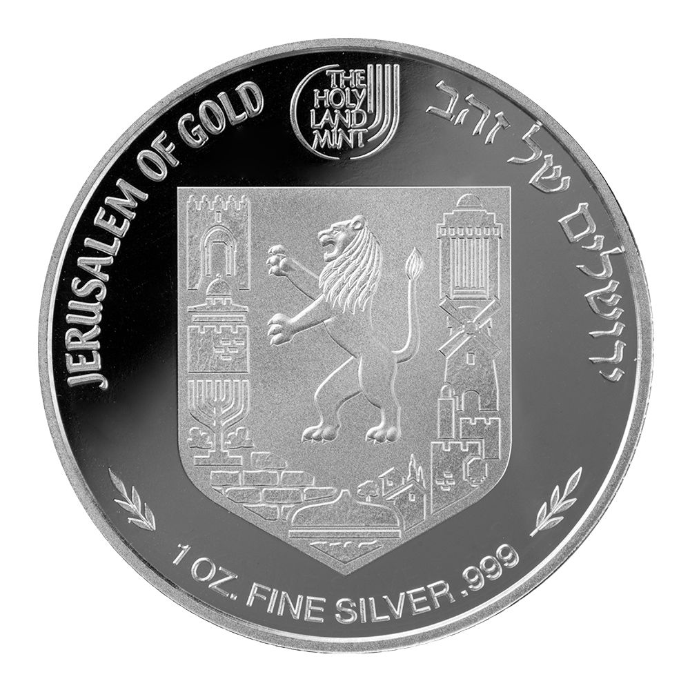 Picture of State of Israel Coins 23103380 1 oz 9999 Mountains Of Jerusalem Silver Coin