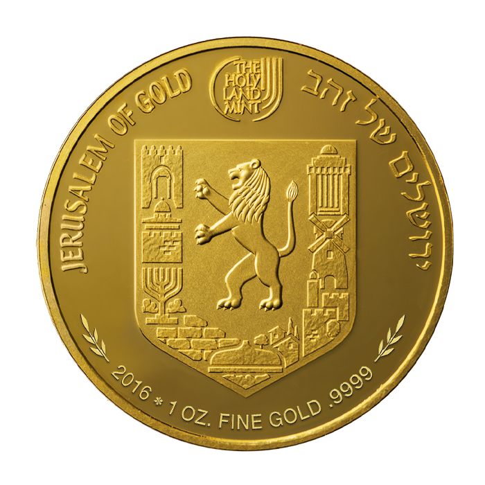 Picture of State of Israel Coins 33013320 32 mm Mishkenot Sha Ananim Gold Coin