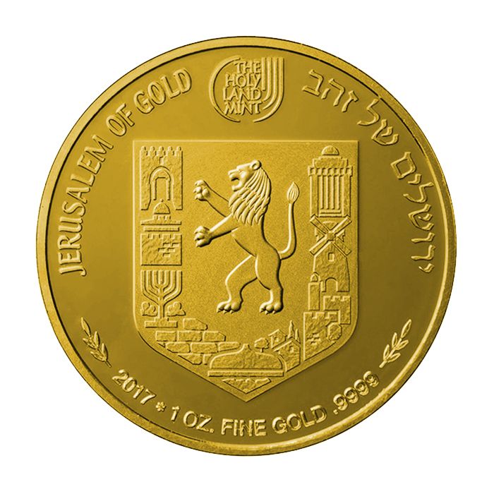 Picture of State of Israel Coins 33018320 32 mm The Jewish Quarter Gold Coin