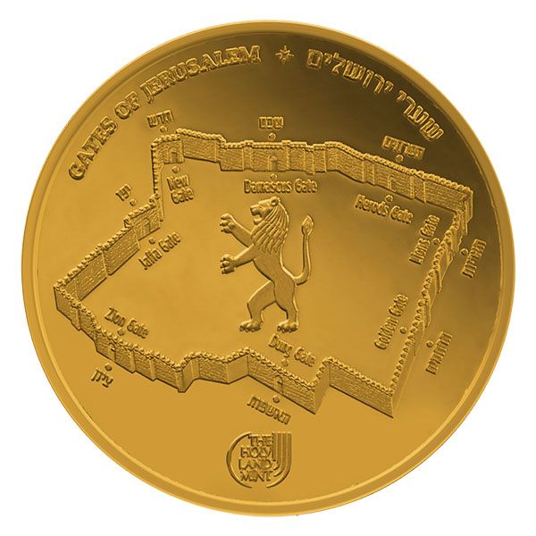 Picture of State of Israel Coins 33067320 1 oz 9999 Dung Gate Gold Coin