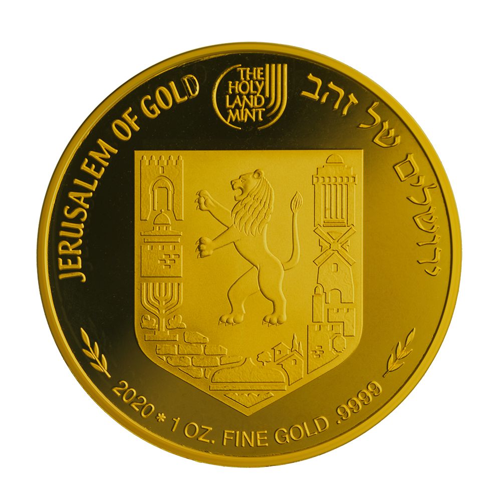Picture of State of Israel Coins 33114320 1 oz 999 The Western Wall Gold Coin