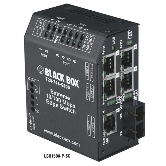 Picture of Black Box LBS005A 5 Port RJ45 USB Powered 10-100 Ethernet Switch