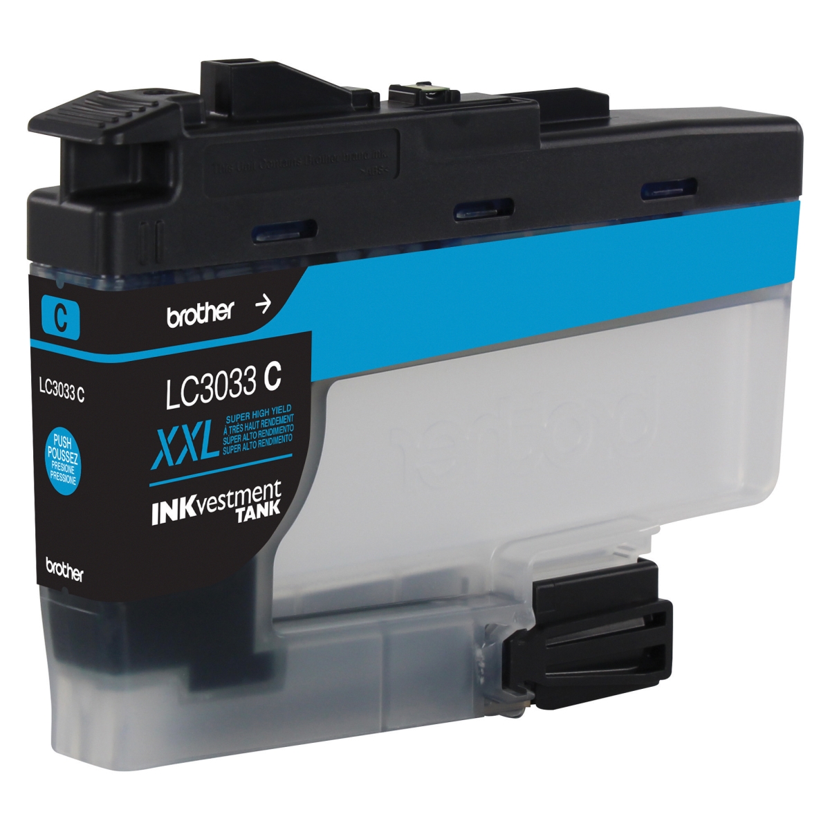 Picture of Brother Compatible LC3033C High Yield Cyan Ink Cartridge for MFC-J995DW MFC-J995DWXL