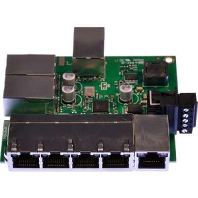 Picture of Brainboxes SW-108 Industrial Embeddable 8 Port Ethernet Switch