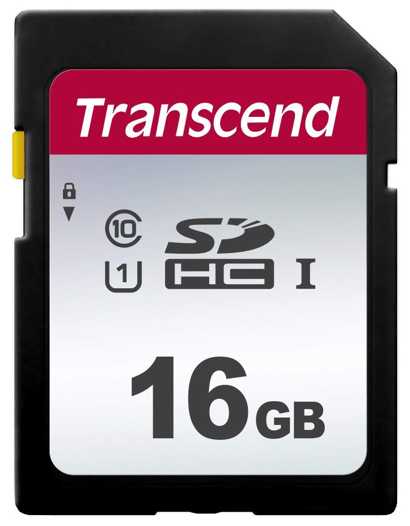 TS16GSDC300S 16GB Uhs-I U1 SD Card
