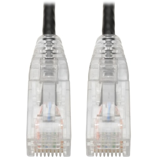 Molded Slim Gigabit Cat6 UTP Patch Cable - Black