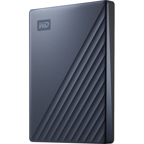 External Portable USB 3.0 256-Bit Encryption Standard My Passport Ultra 2 TB Hard Drive - Blue