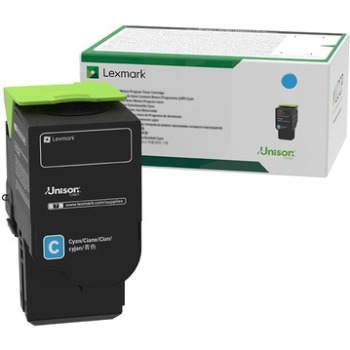 Picture of Lexmark 78C1XC0 Cyan Laser Extra High Yield 5000 Pages Unison Original Toner Cartridge
