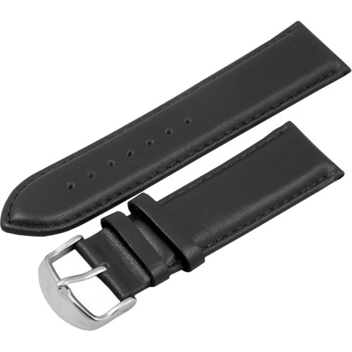 APW76UF 38 mm Black Leather Chic Bracelet for Apple Watch