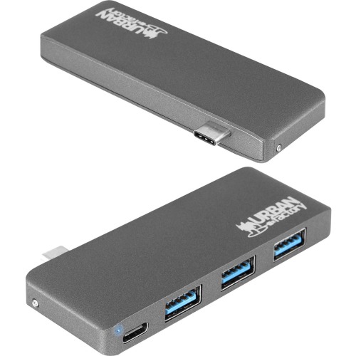 TCH03UF 3 x USB 3.0 USB Type C External 3 USB Port 3 USB 3.0 Port Type-C Hub, Sideral Gray