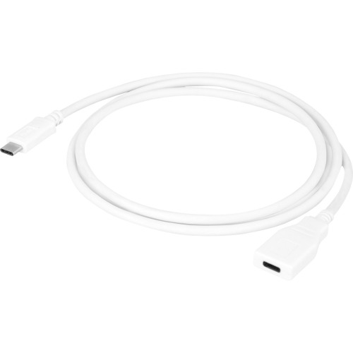 TCE01UF 3.28 ft. Extension USB Data Transfer Cable for Notebook Tablet, White