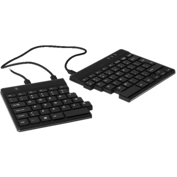 Picture of Ergoguys ROSP-USWIBL Cable Connectivity Qwerty Keys Layout Spilt Ergonomic Wired Keyboard - Black