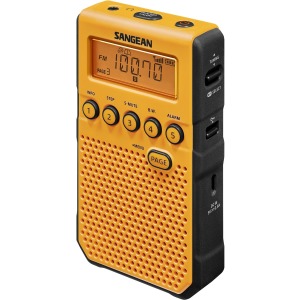 7 Weather Weather & Alert Radio with Weather Disaster, Yellow -  SANGEAN, SA305926