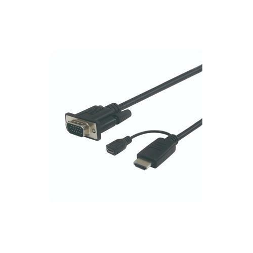 Picture of Visiontek 901218 2m HDMI to VGA Active Cable