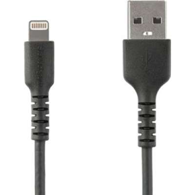 Picture of Startech RUSBLTMM2MB 2m USB to Lightning Cable&#44; Black - Apple MFi Certified - DuPont Kevlar Fiber