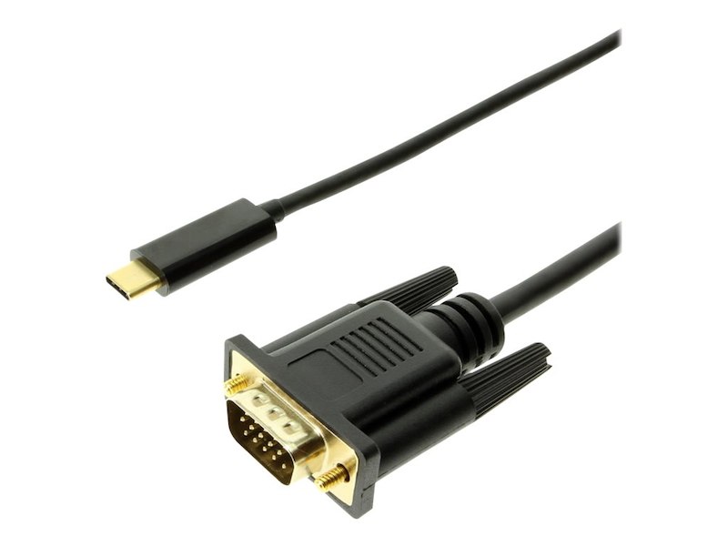 Picture of 4Xem 4XUSBCVGA6 6 ft. USB Type-C to VGA Adapter USB-C Video Converter, Black
