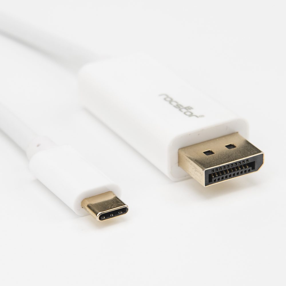 Y10C239-W1 3 ft. USB Type C to DisplayPort Cable - White