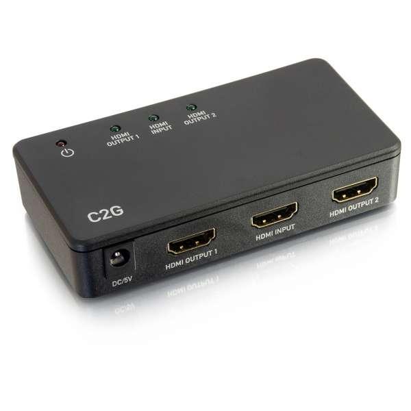 Picture of C2G 41057 2-Port HDMI Splitter 4K 30Hz - Video & Audio Splitter