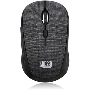 Picture of Adesso IMOUSE S80B 2.4GHZ Wireless Fabric Optical Mini Mouse&#44; Black