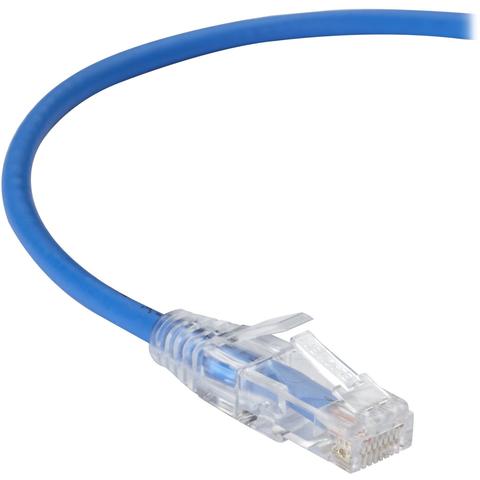 Picture of Black Box C6PC28-BL-07 7 ft. Slim-Net Cat6 Patch Cable&#44; Blue