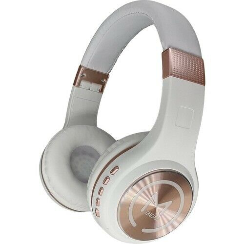 Wireless Stereo Bluetooth Headphones HP5500 Series, White & Rose Gold - MORPHEUS 360 HP5500R