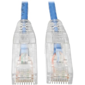 Tripp Lite  RJ45 CAT6 UTP Slim Gigabit Patch Cable, Blue