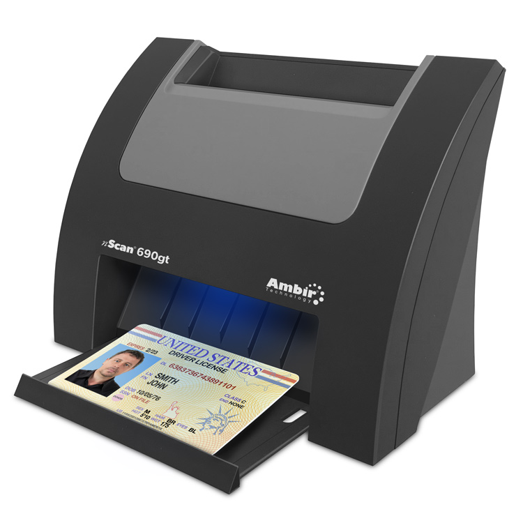 Picture of Ambir DS690GT-AS 690GT Duplex ID Card Scanner