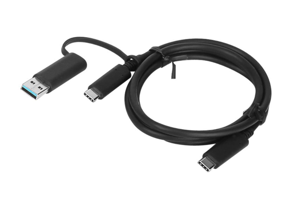 Hybrid USB-C with USB-A Cable