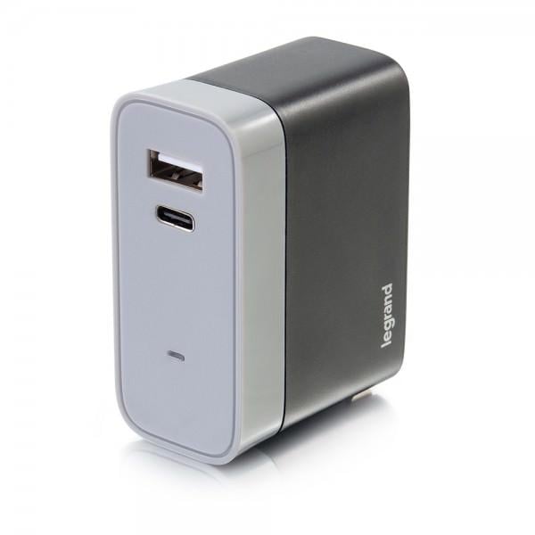 5.4A Max Output 2-Port USB-C Plus USB-A Wall Charger
