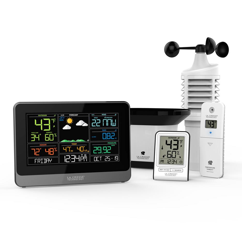 Picture of Lacrosse C83100-INT Wireless Wi-Fi Professional Weather Center with AccuWeather Forecast & Remote Home Monitoring
