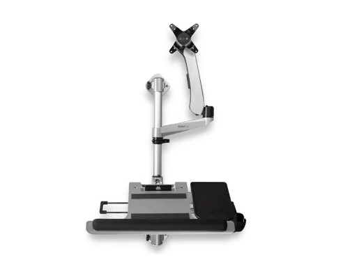 Wall-Mounted Computer Workstation - Single Monitor