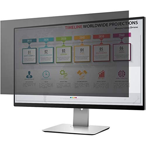 27 in. Unframed Standard Monitor, Black