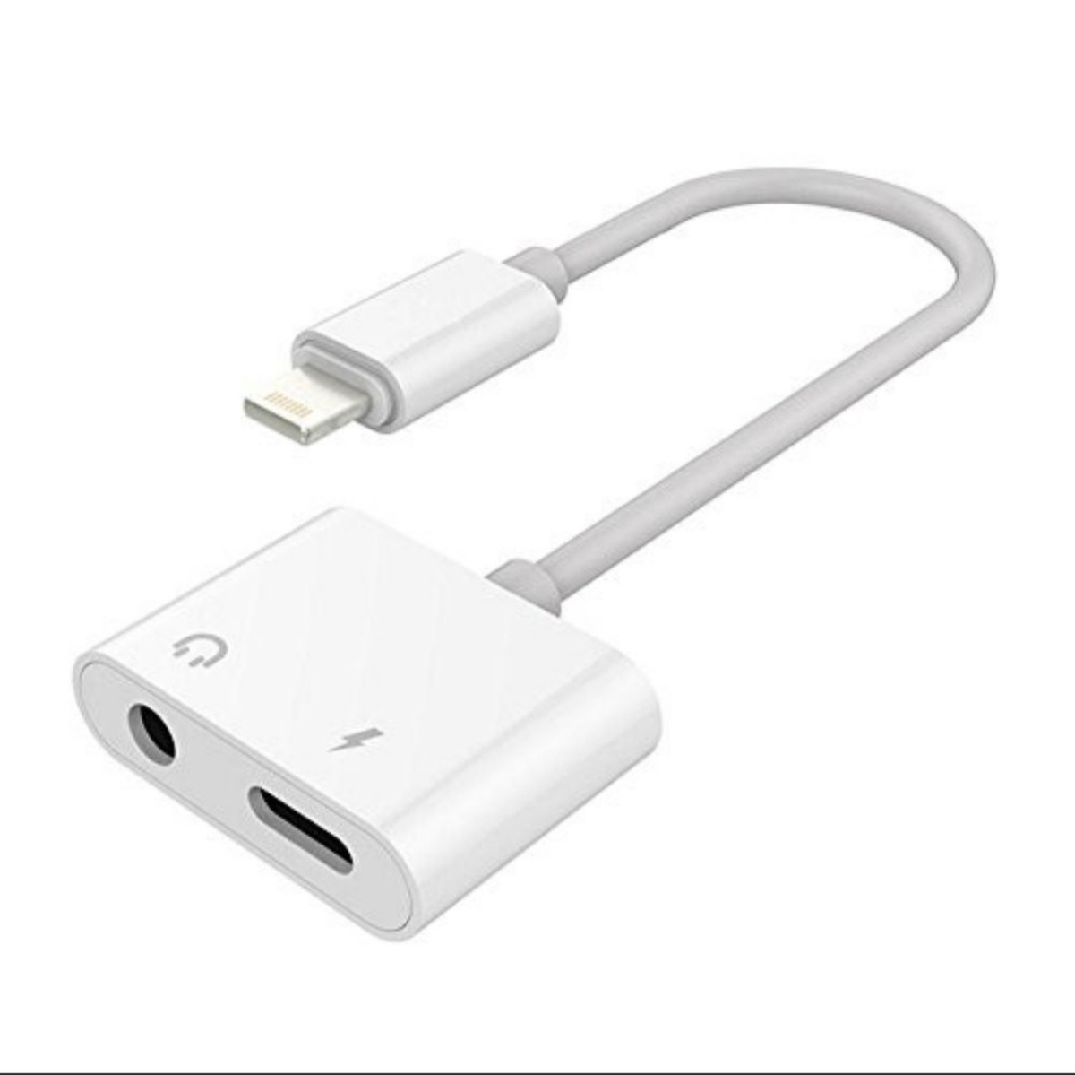4X8PIN35SPLITTER 8 Pin 3.5 mm Adaptor for iPhone 7 & 8