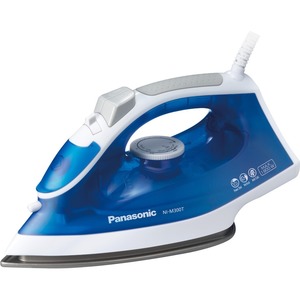 Picture of Panasonic NI-M300TA Light Steam Iron For Smooth Ironing - Titanium Sole Plate - Blue