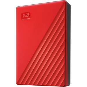My Passport 4 TB Portable Hard Drive - External - Red