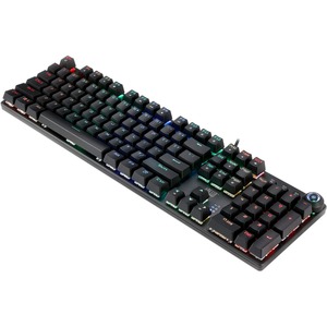 Picture of Adesso AKB-650EB RGB Programmable Mechanical Gaming Keyboard with Detachable Magnetic Palmrest