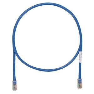 Cat.6 UTP Patch Cable - RJ-45 Male Network - RJ-45 Male Network - 7 ft. - Blue, Clear
