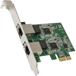 Picture of SYBA Multimedia SD-PEX24066 Dual 2.5 Gigabit Ethernet PCI-e x1 Network Card - PCI Express x16 - 2 Ports - 2 - Twisted Pair