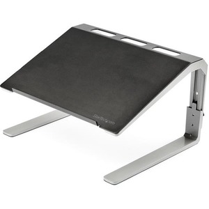 Picture of Startech LTSTND Adjustable Laptop Stand - Heavy Duty Steel & Aluminum - 3 Height Settings - Black&#44; Silver