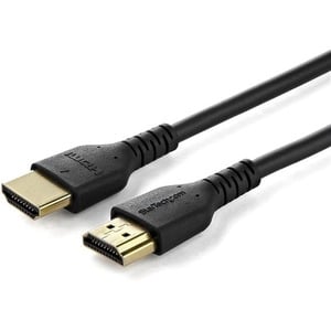 2m & 6.6 ft. Premium High Speed HDMI Cable with Ethernet - 4K 60Hz - Heavy Duty HDMI Certified Cable - Black
