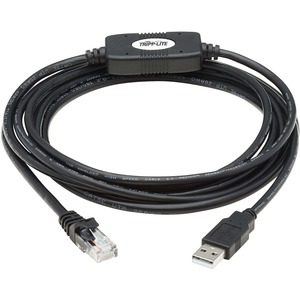 Picture of Tripp Lite U009-010-RJ45-X USB-A to RJ45 Rollover Console Cable Cisco Compatible M-M 10 ft. - Black
