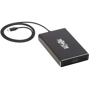 Picture of Tripp Lite U457-2M2-SATAG2 USB C to Dual M.2 SATA SSD & HDD Enclosure Adapter USB 3.1 Gen 2&#44; Black