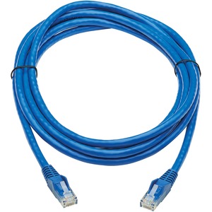 Tripp Lite N201P-010-BL Cat6 UTP Patch Cable - M-M - PoE - Gigabit - Snagless - CMR-LP - Blue - 10 ft.
