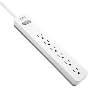 Picture of APC PE66WG Essential SurgeArrest 6 Outlet 6 ft. Cord 120V&#44; White & Grey - 1080 J - 120V Input