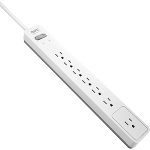 Picture of APC PE76WG Essential SurgeArrest 7 Outlet 6 ft. Cord 120V&#44; White & Grey - 1440 J - 120V Input