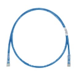 Copper Patch Cord Category 6 Performance 28 AWG UTP Blue Cable 10 ft