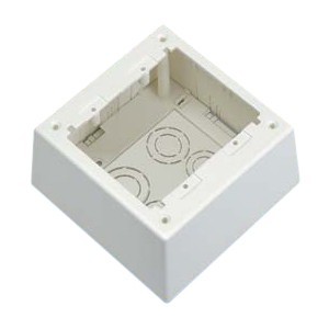 JBP2DIW Pan-Way Low Voltage Surface Mount Box - Off White