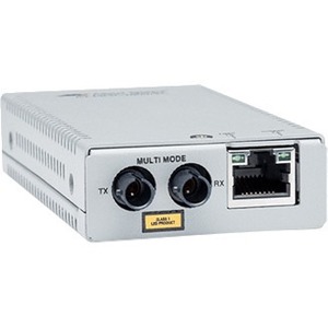 Picture of Allied Telesis Box AT-MMC2000-ST-960 MMC2000-ST Transceiver & Media Converter - 1 x Network - 1 x ST Ports - 10&#44; 100 & 1000Base-T&#44; 1000Base-SX - Rack-Mountable