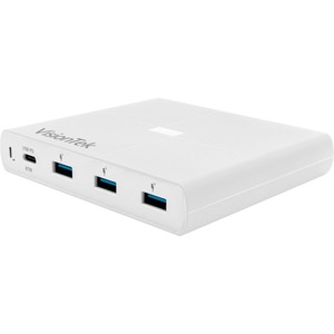 Picture of Visiontek 901285 USB-C 90W Charger with USB 3.0 QC - 5 VDC Output