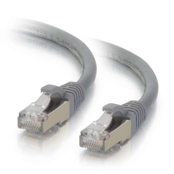 3 ft. Cat6 Snagless Shielded Ethernet Network Patch Cable, Gray